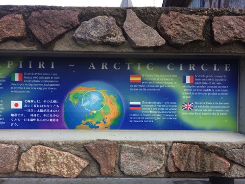 Arctic Circle sign